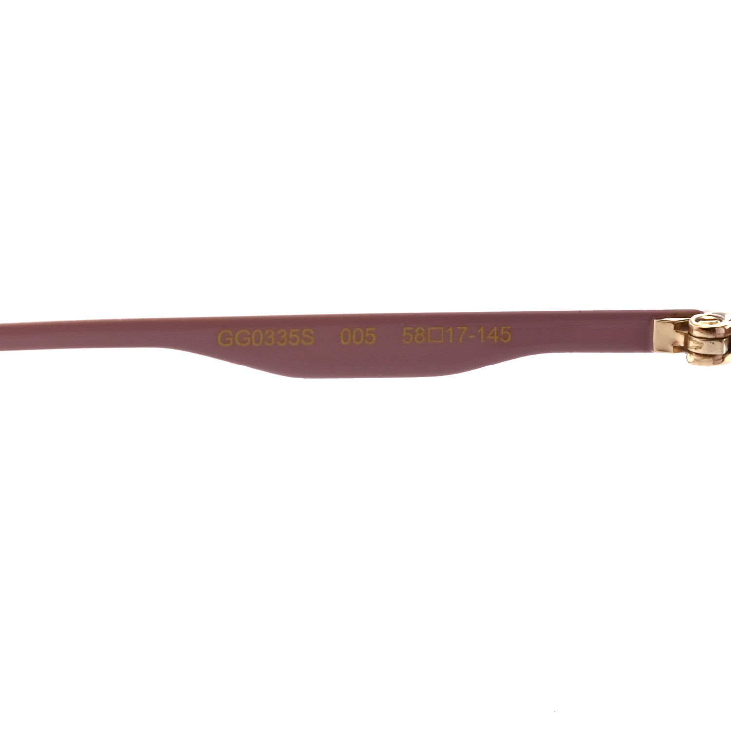 Gucci Square Aviator Sunglasses GG0335S Violet 6 of 10