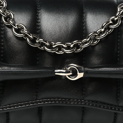 Gucci Nappa Vertical Matelasse Small Maxi Horsebit Chain Shoulder Bag Black 8 of 11