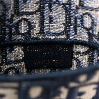 Christian Dior Oblique Embroidered Saddle Belt Pouch Blue 6 of 10