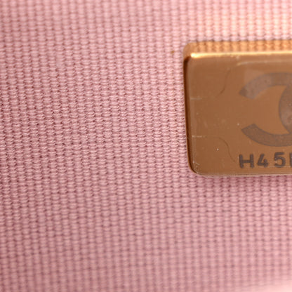 Chanel Caviar Quilted Studded CC Wallet on Chain WOC Light Pink 8 of 12