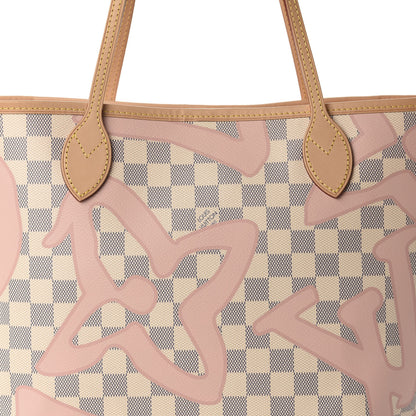 Louis Vuitton Damier Azur Tahitienne Neverfull MM 10 of 10