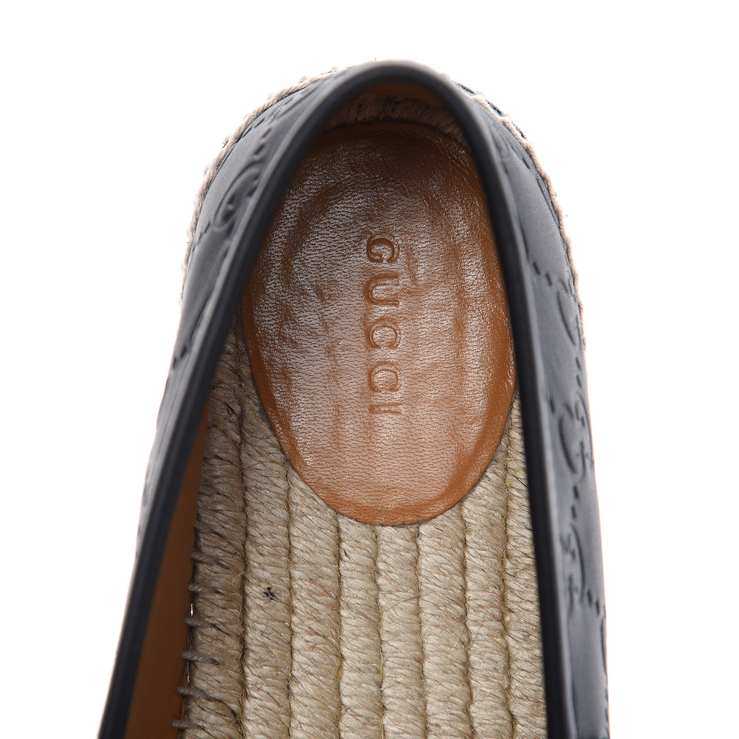 Gucci Guccissima Signature Espadrilles 37 Black 8 of 11