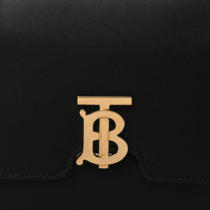 Burberry Calfskin Medium TB Bag Black 6 of 8