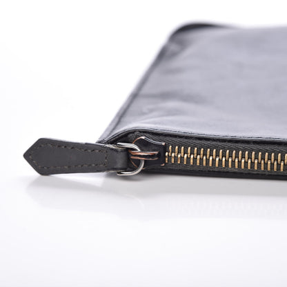 Fendi Vitello Century Elite Monster Eyes Pouch Black Graphite 10 of 10