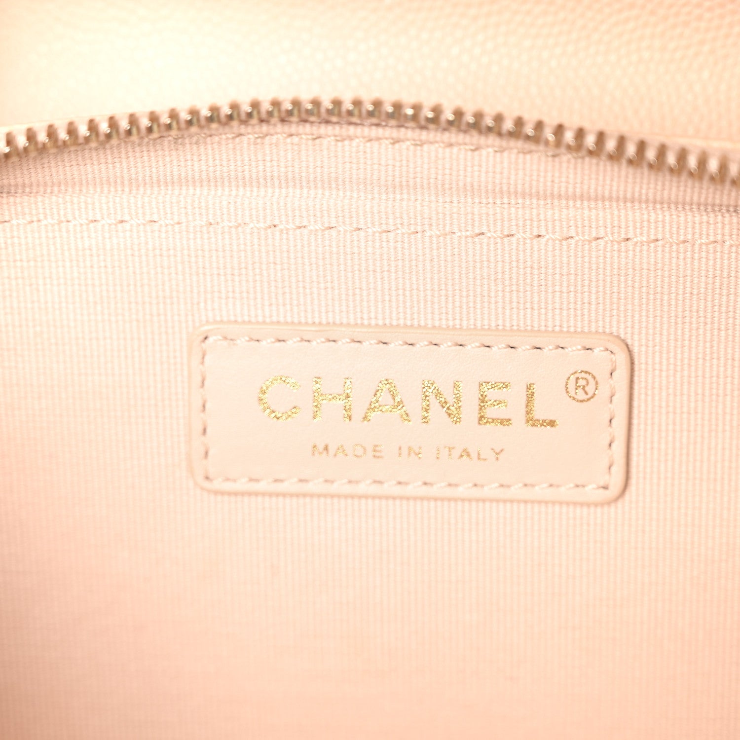 Chanel Caviar Quilted Large Like A Wallet Flap Light Beige 10 of 19
