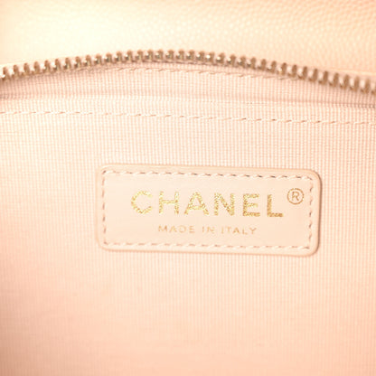 Chanel Caviar Quilted Large Like A Wallet Flap Light Beige 10 of 19