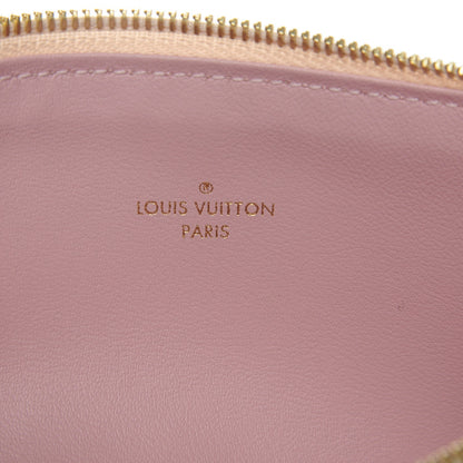 Louis Vuitton Damier Azur Felicie Chain Wallet Zippered Insert Rose Ballerine 6 of 6