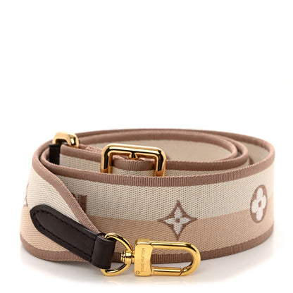 Louis Vuitton Jacquard Speedy Bandouliere 20 Shoulder Strap Beige Brown 1 of 3