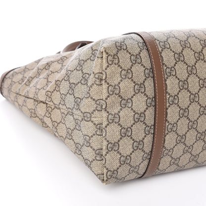 Gucci GG Supreme Monogram Medium Nice Tote Brown 11 of 13