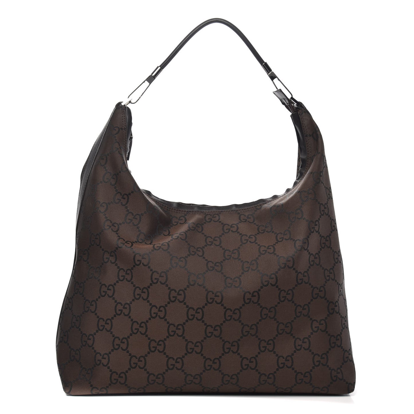 Nylon Monogram Hobo Dark Brown