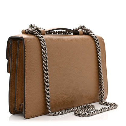 Gucci Dollar Calfskin Crystal Small Dionysus Shoulder Bag Natural Tan Black Diamond 3 of 11