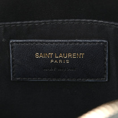 Saint Laurent Calfskin Matelasse Monogram Lou Camera Bag Military Green 6 of 10