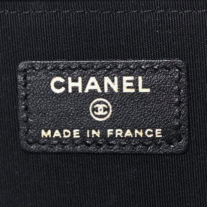 Chanel Lambskin Quilted Small Top Handle Vanity Case With Chain Black 6 of 14