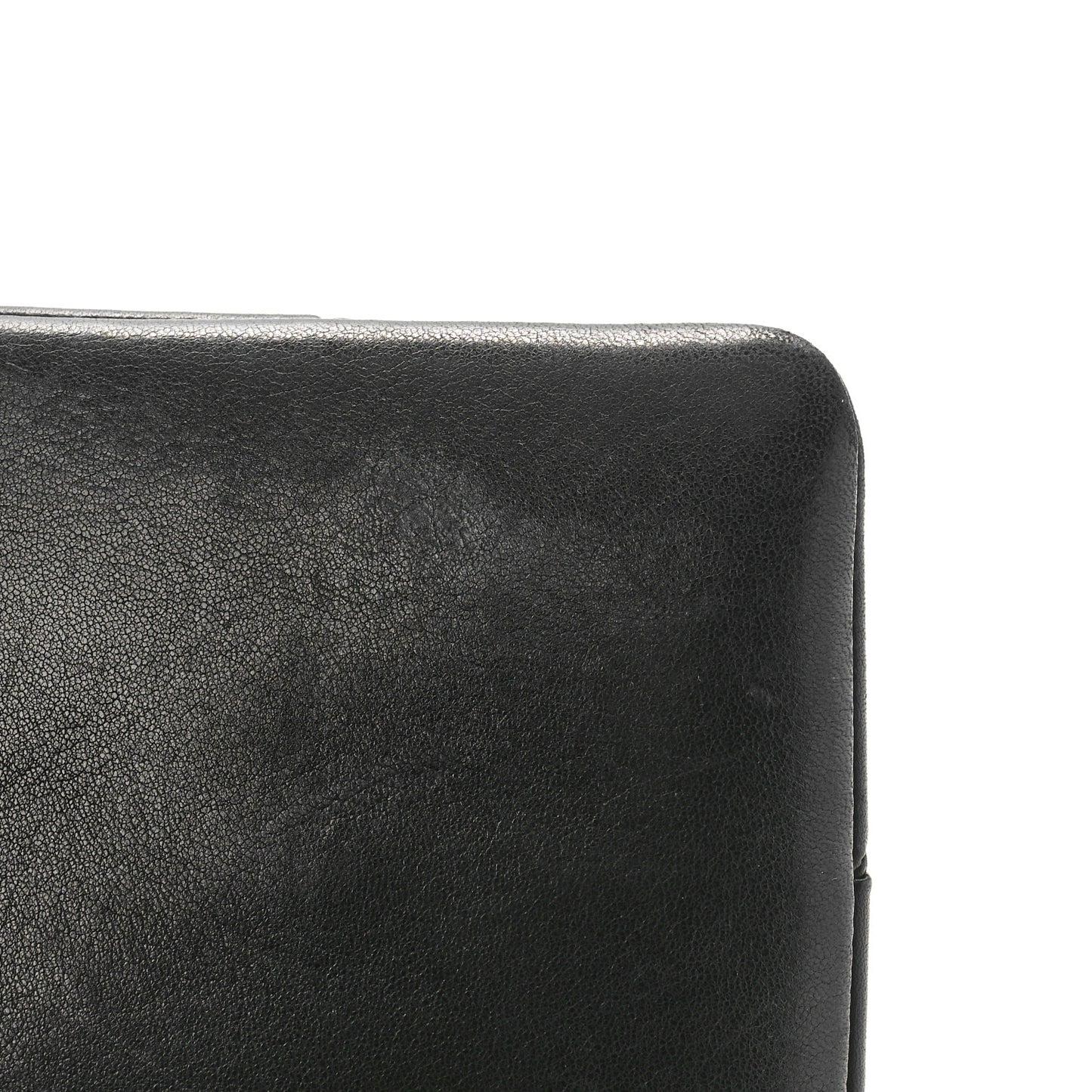 Lambskin Patchwork Monogram Large Jamie Black