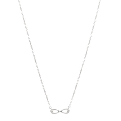 Tiffany Sterling Silver Mini Infinity Pendant Necklace 1 of 5