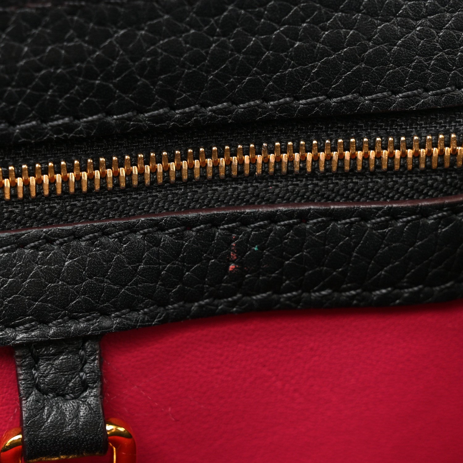 Louis Vuitton Taurillon Capucines BB Black 11 of 19