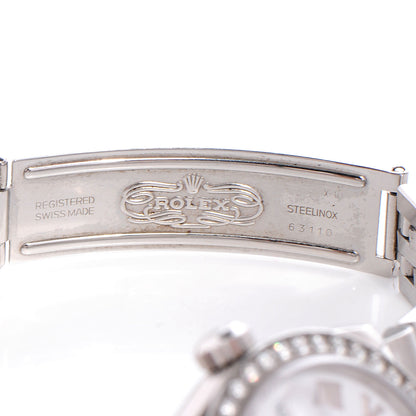 Rolex Stainless Steel Diamond 31mm Oyster Perpetual Datejust Watch White Roman 78240 6 of 7