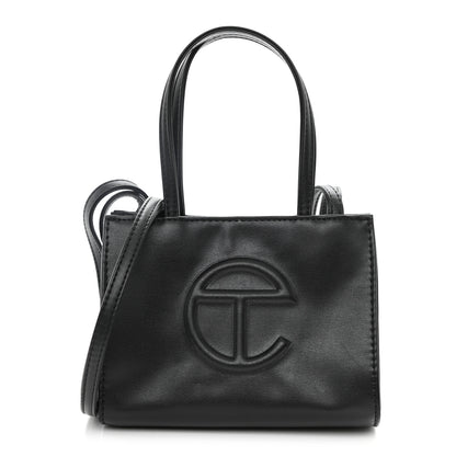 Telfar Vegan Leather Small Shopping Bag Black 1 of 9