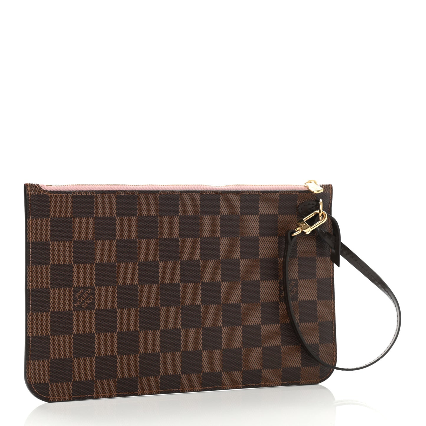 Damier Ebene Neverfull MM GM Pochette Rose Ballerine