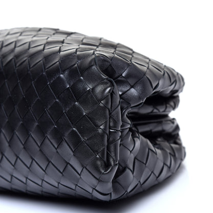 Bottega Veneta Nappa Maxi Intreccio The Pouch Oversized Clutch Black 7 of 10