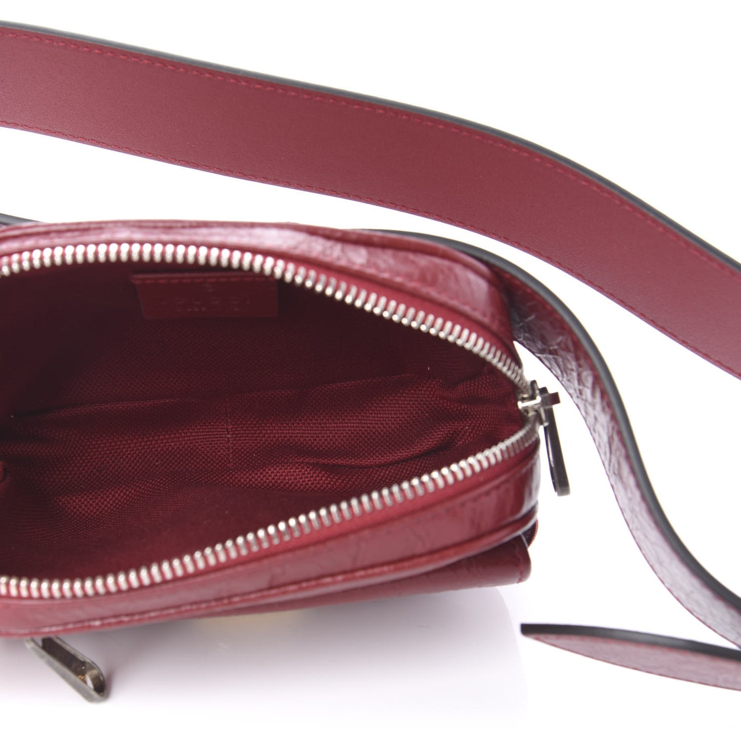 Fluffy Calfskin Mini Morpheus Belt Bag 70 28 Red