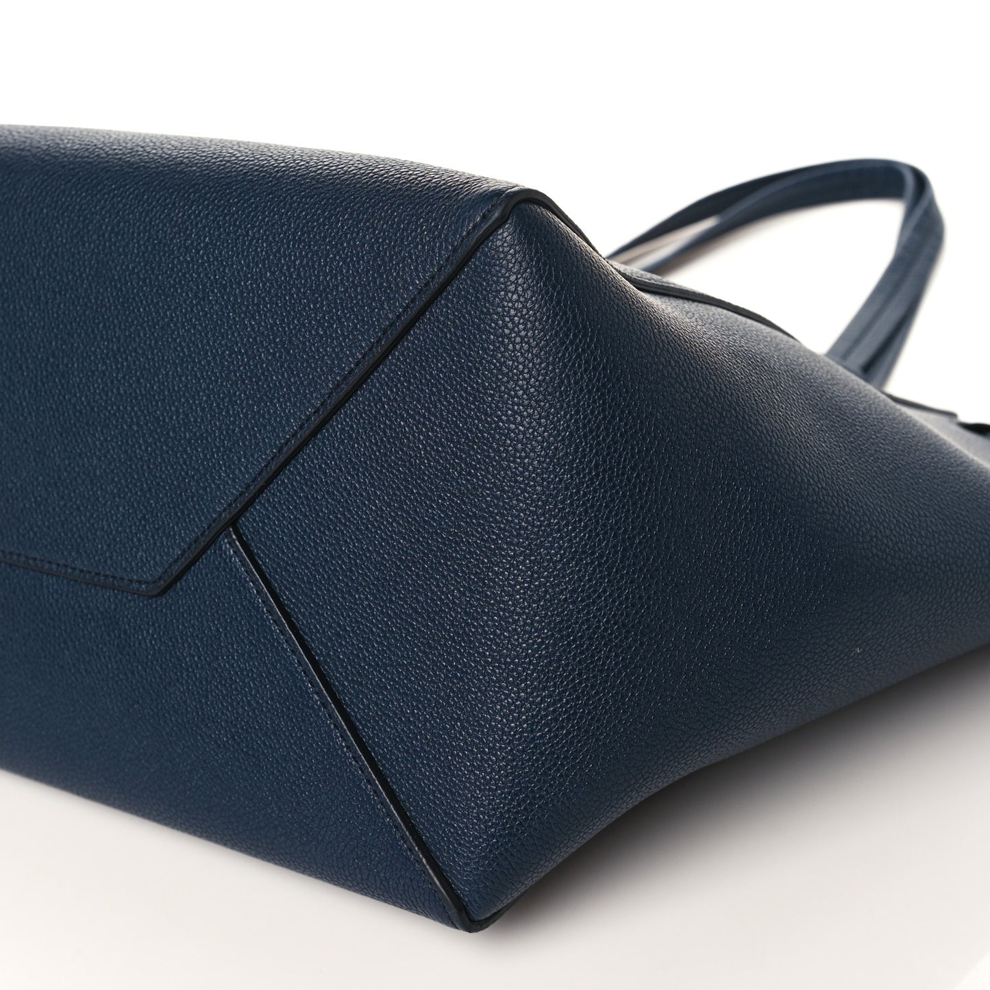 Soft Grained Calfskin Small Belt Cabas Phantom Navy