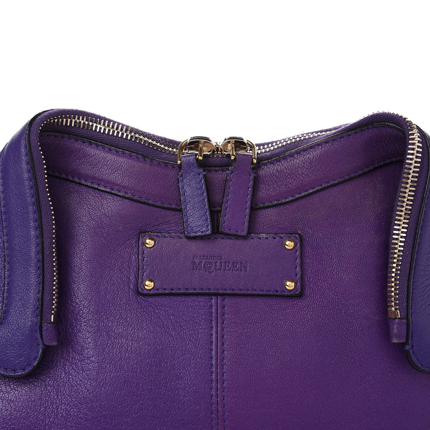 Calfskin De Manta Clutch Purple