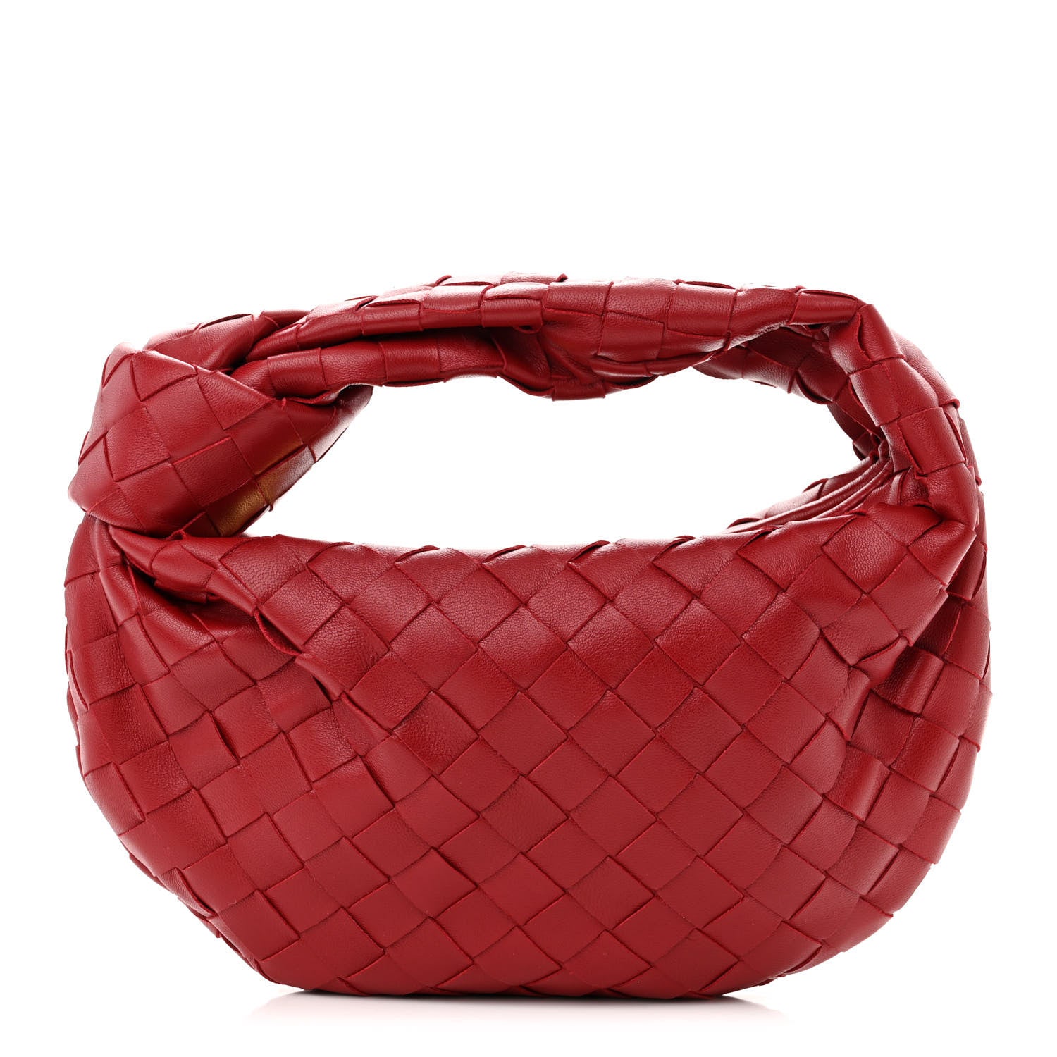 Bottega Veneta Nappa Intrecciato Mini Jodie Dark Red 1 of 10