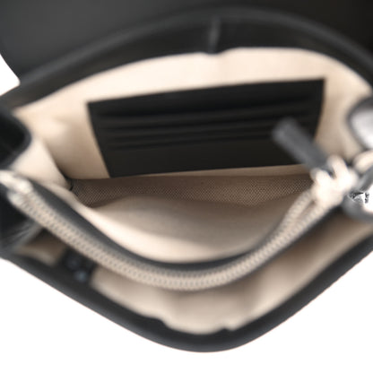 Gucci Calfskin GG Tennis Embossed Messenger Bag Black 5 of 10
