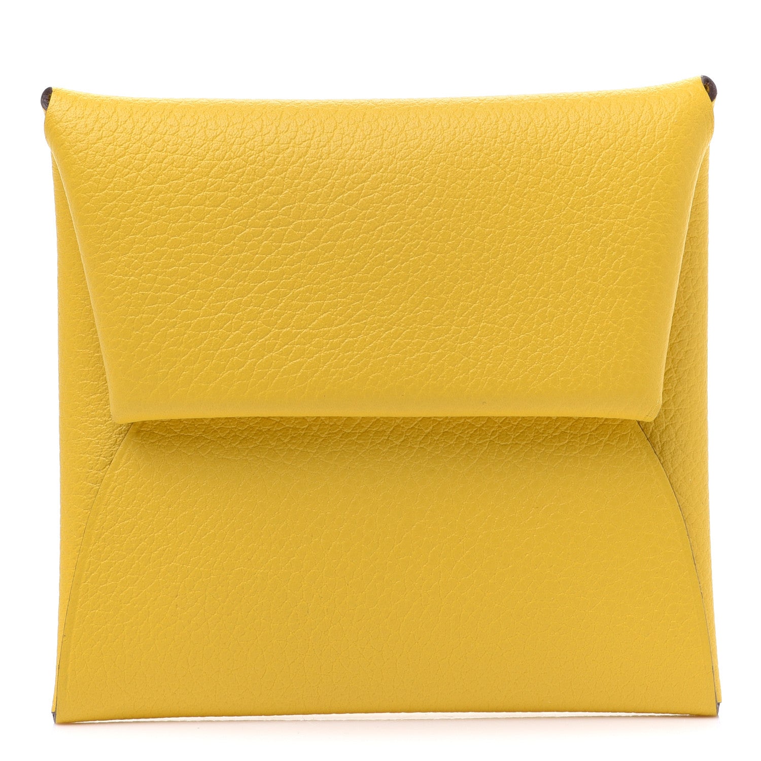 Hermes Evercolor Bastia Coin Purse Jaune De Naples 1 of 8