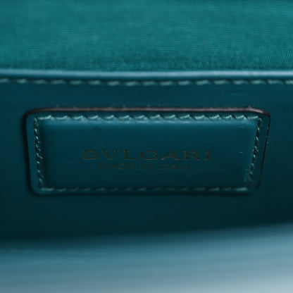 Bulgari Calfskin Small Serpenti Forever Snake Strap Crossbody Bag Emerald Green 7 of 15