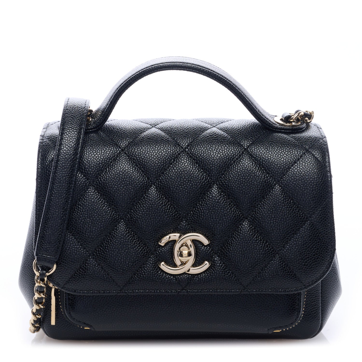 Chanel Caviar Quilted Small Business Affinity Flap Black 1 of 9
