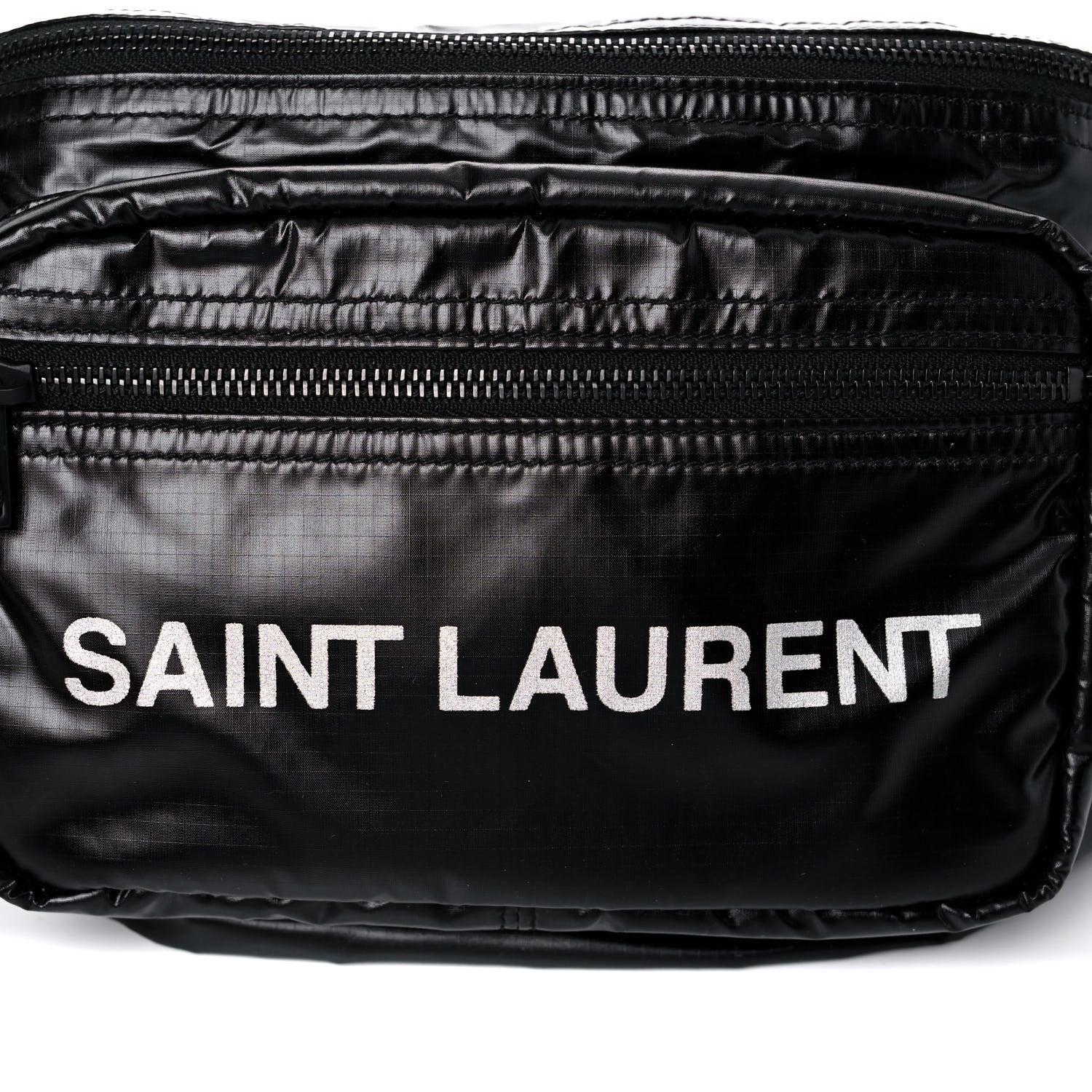 Saint Laurent Nylon Logo Ripstop Body Belt Bag Black 9 of 9