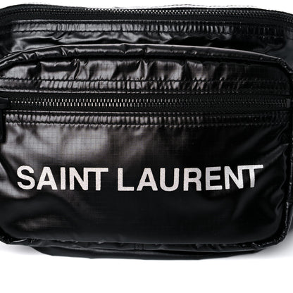Saint Laurent Nylon Logo Ripstop Body Belt Bag Black 9 of 9