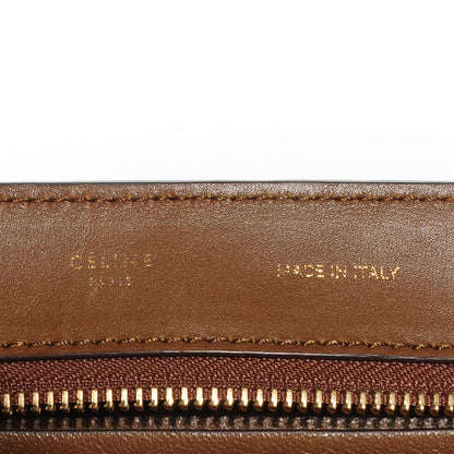 Celine Calfskin and Suede Large Tri-Color Trapeze Vermillion 5 of 7