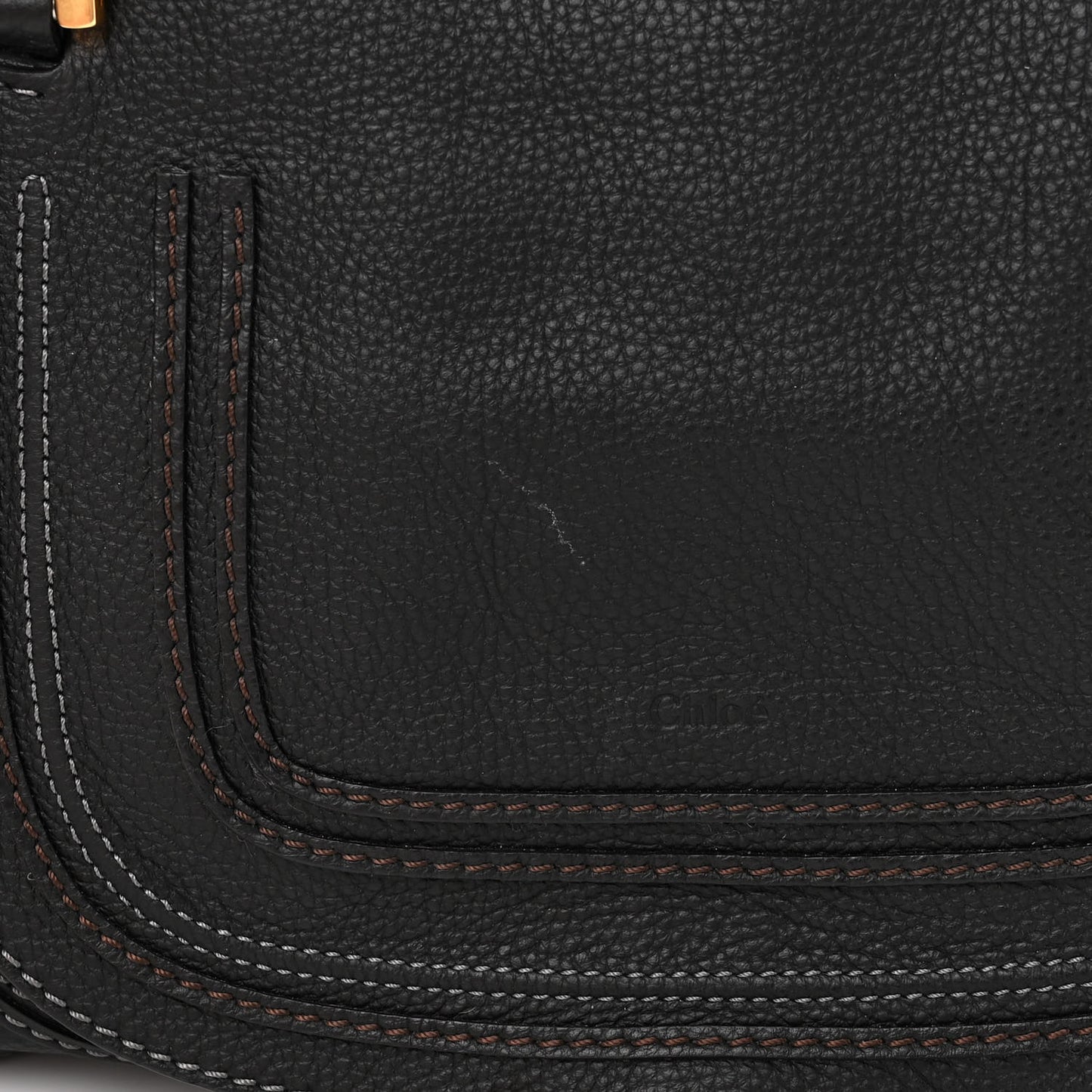 Calfskin Medium Marcie Satchel Black