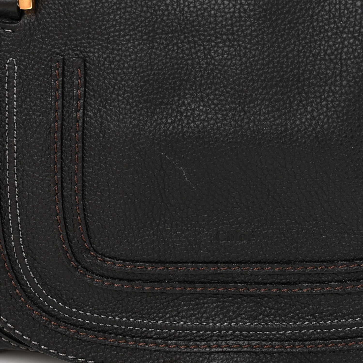 Chloe Calfskin Medium Marcie Satchel Black 12 of 14