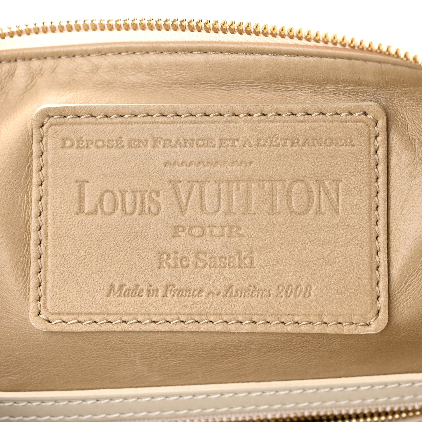 Calfskin Sac Louis White