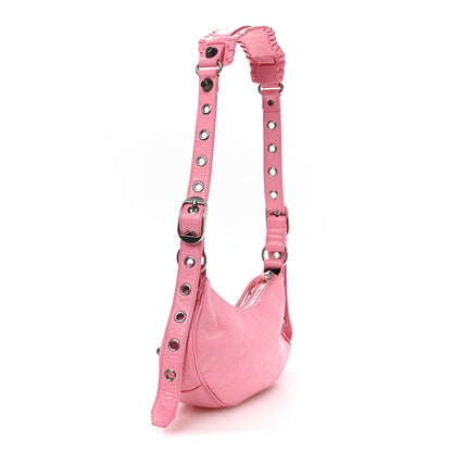 Balenciaga Agneau Arena Le Cagole Shoulder Bag XS Candy Pink 4 of 12