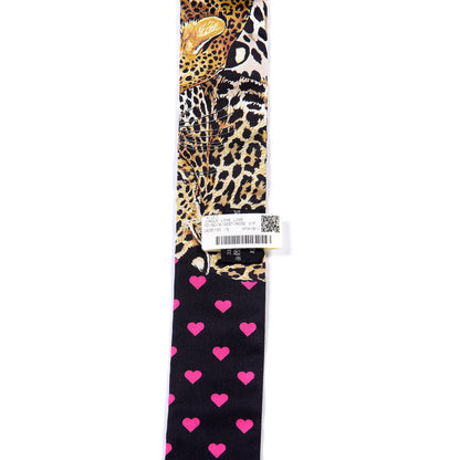 Hermes Silk Jungle Love Love Twilly Black Vert Rose Vif 3 of 4