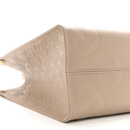 Louis Vuitton Empreinte Monogram Giant Onthego MM Tourterelle 9 of 10