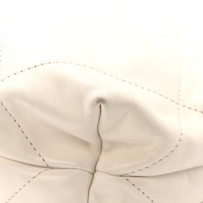Chanel Calfskin Quilted Small Chanel 22 White 12 of 14