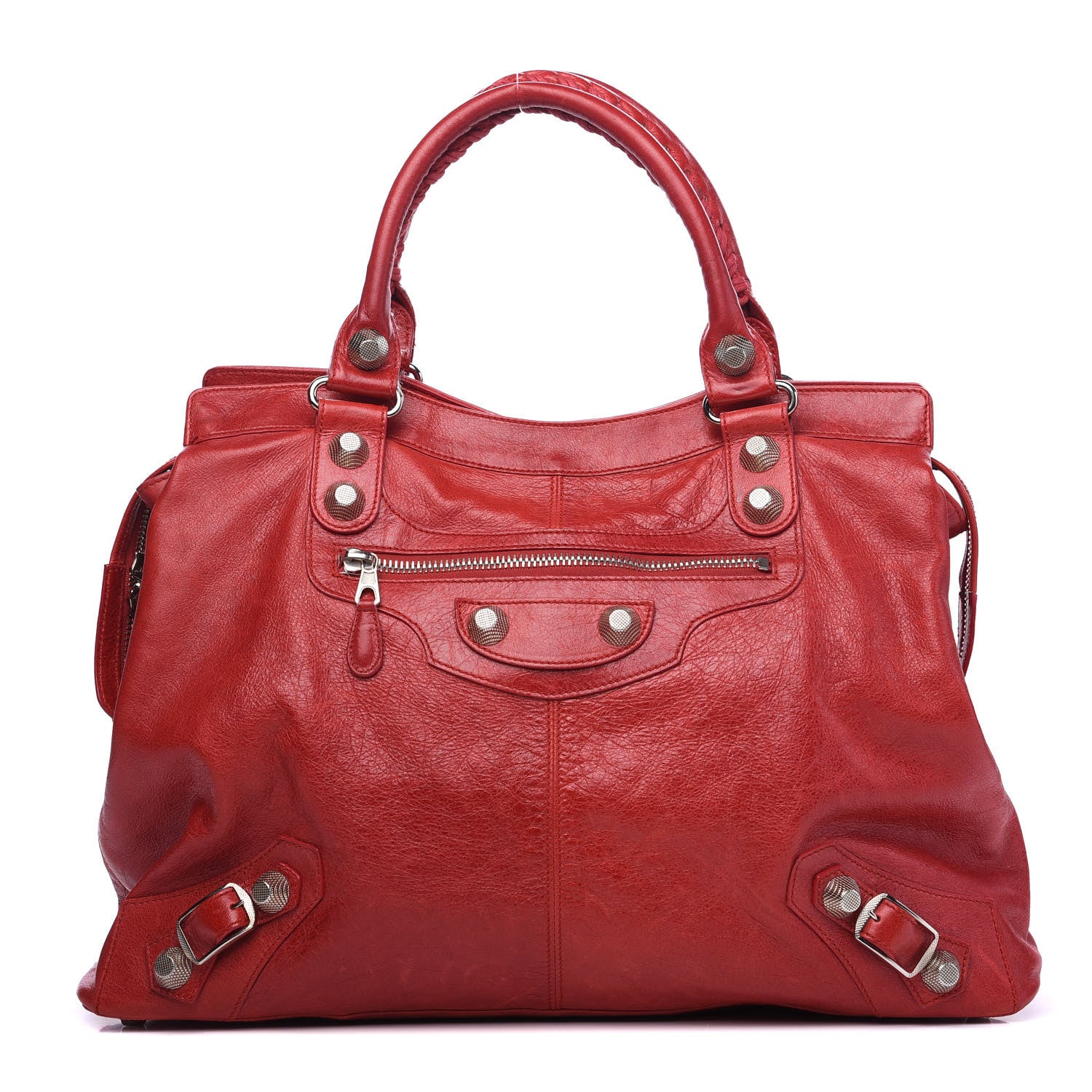 Balenciaga Agneau Giant 21 Silver Hardware RTT Rouge Vif 1 of 8