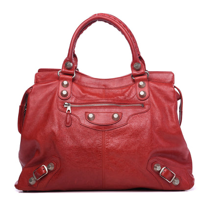 Balenciaga Agneau Giant 21 Silver Hardware RTT Rouge Vif 1 of 8