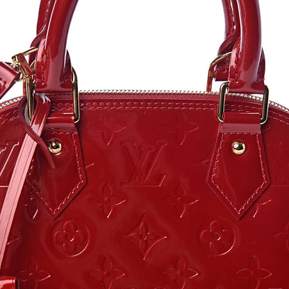 Louis Vuitton Vernis Alma BB Pomme D'Amour 7 of 9