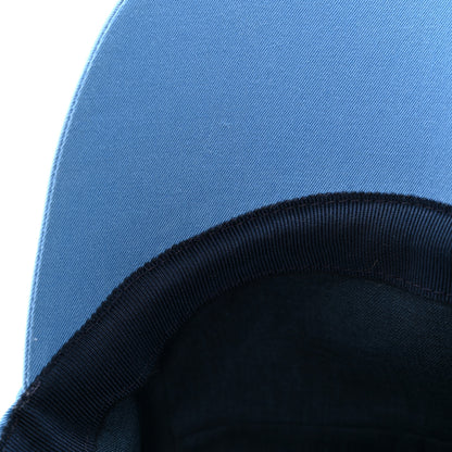 Hermes Stretch Cotton Twill Lambskin Nevada Hello Mr Farrier Hat 57 Méditerranée Orange 9 of 9