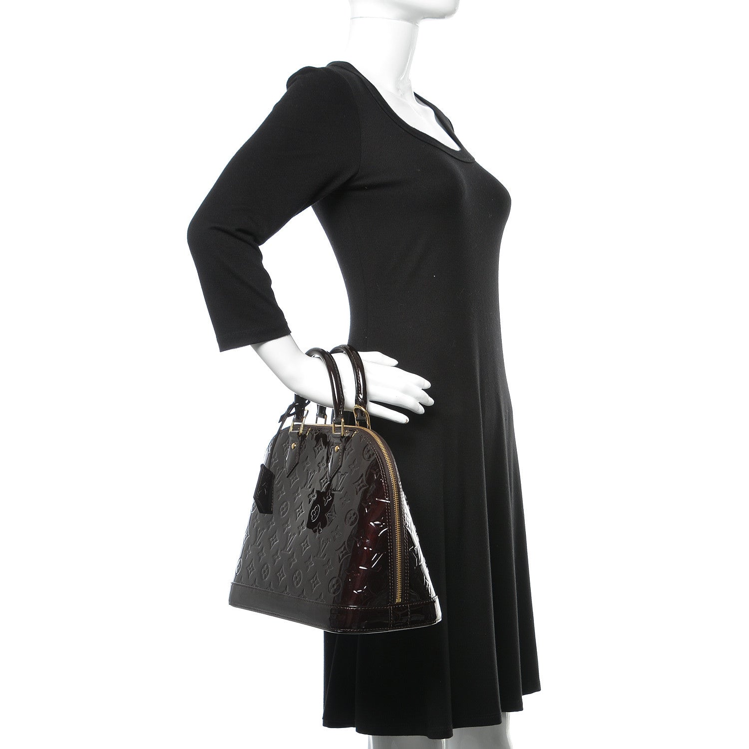Louis Vuitton Vernis Alma PM Amarante 2 of 12