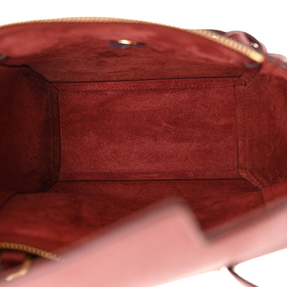 Celine Grained Calfskin Nano Belt Bag Burgundy 5 of 11