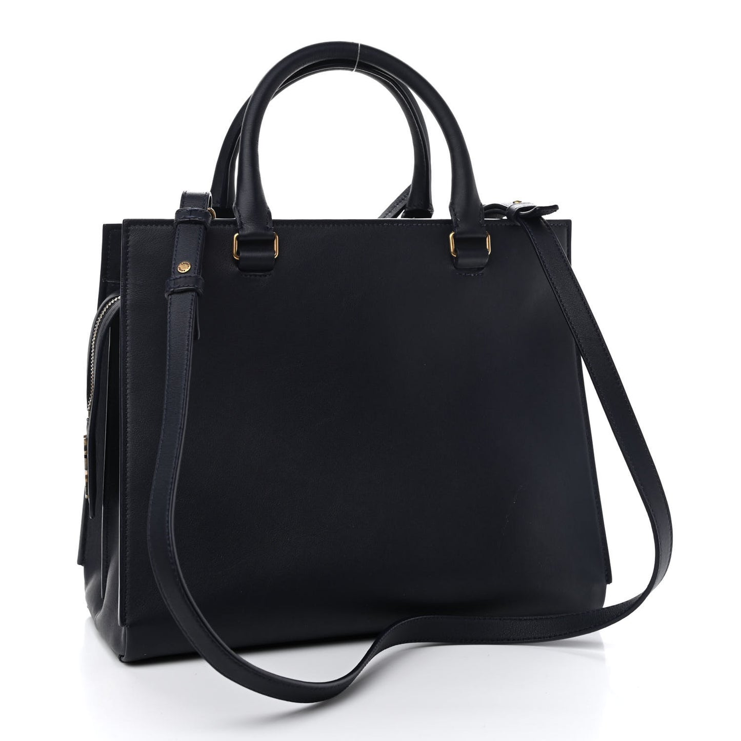 Smooth Calfskin Small East Side Tote Black