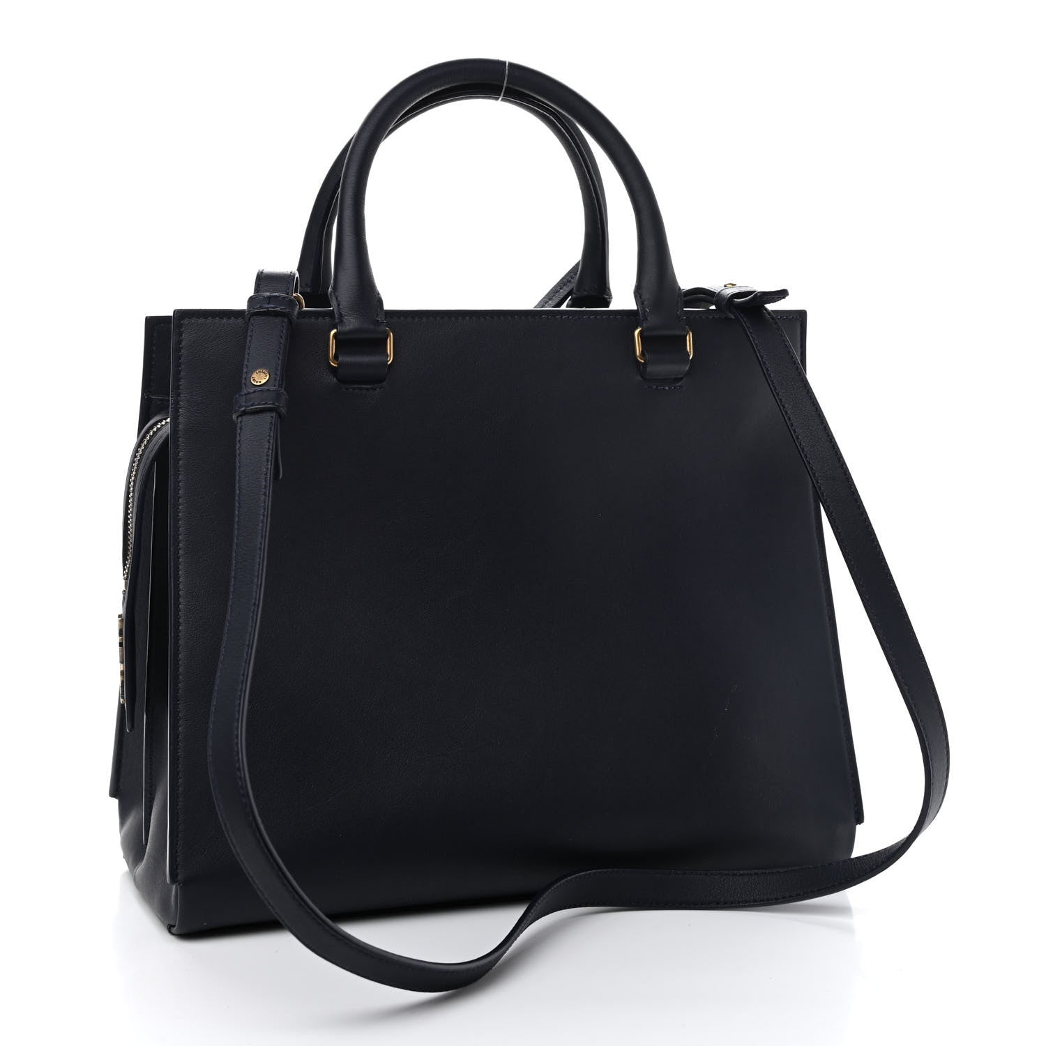 Saint Laurent Smooth Calfskin Small East Side Tote Black 4 of 15